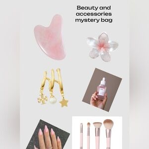 Mystery beauty and accessory mystery bag